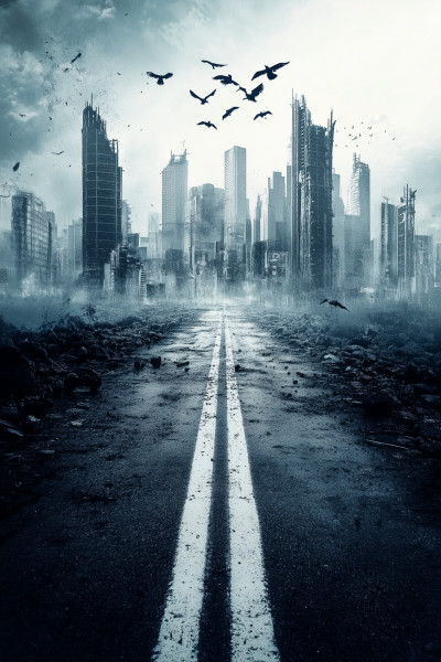 Dystopian Road to Ruins