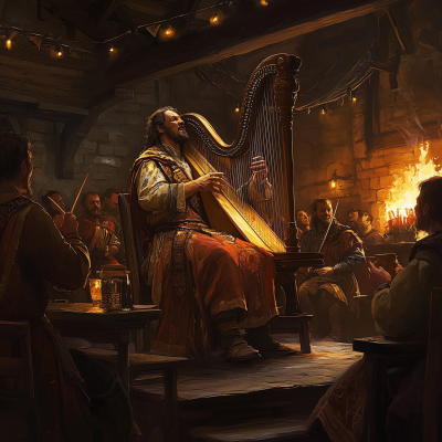 The Harp Musician