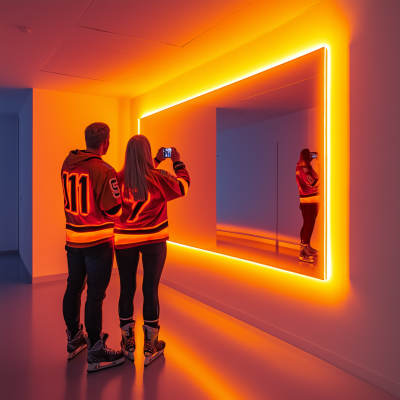 Infinity Mirror Reflection