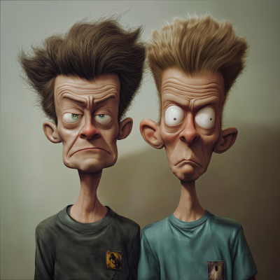 Realistic Beavis and Butthead