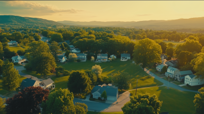 Idyllic Sitcom Neighborhood