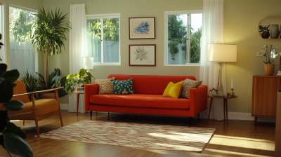 Bright Contemporary Living Room