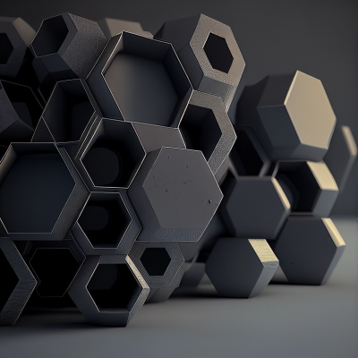 Elegant 3D Hexagon