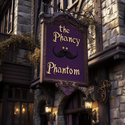 The Phancy Phantom Tavern Sign