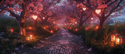 Cherry Blossom Pathway