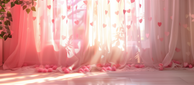 Romantic Valentine’s Curtains
