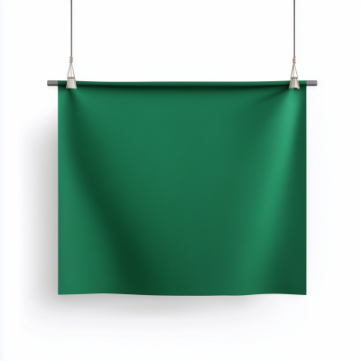Green Hanging Banner