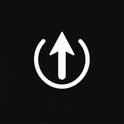 Minimal Up Arrow Icon