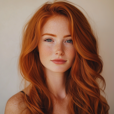 Beautiful Red Haired Woman