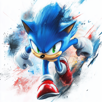 Sonic the Hedgehog Illustration