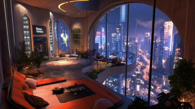 Futuristic Apartment View