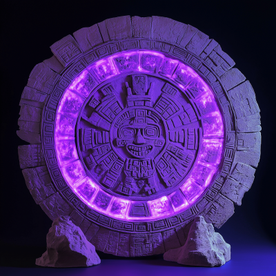 Neon Aztec Frame