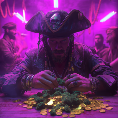 Futuristic Pirate Captain