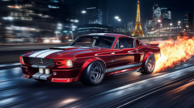 Vintage Mustang Chase
