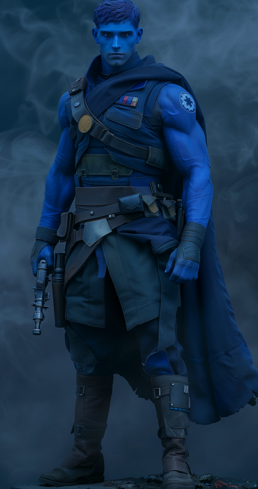 Professional Portrait of a Blue
