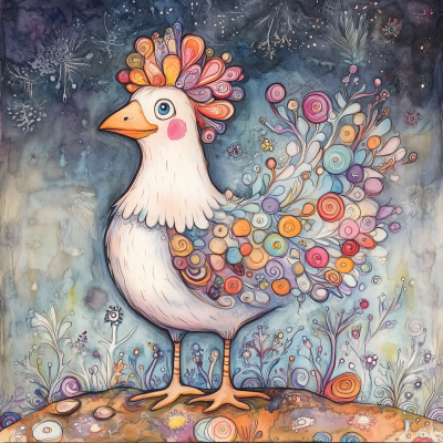 Whimsical Chicken