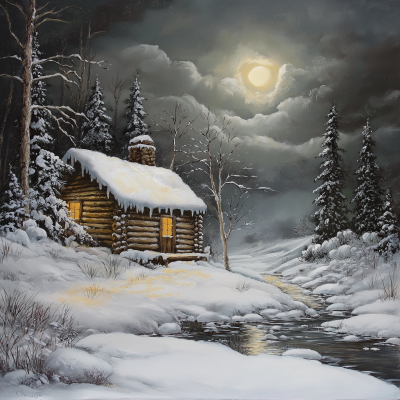 Winter Cabin