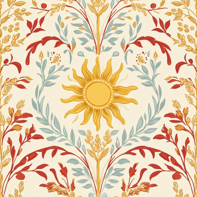 Sicilian Inspired Background Pattern