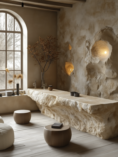 Minimalist Wellness Reception