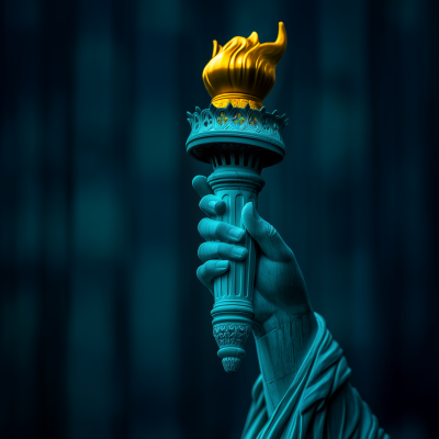Close Up of Statue of Liberty