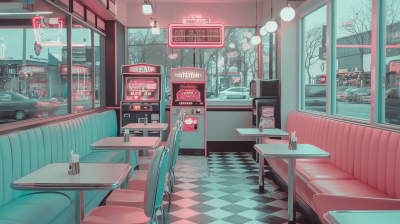 Retro Diner Interior