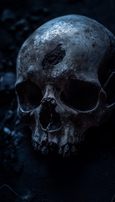 Close-Up Skull Photography