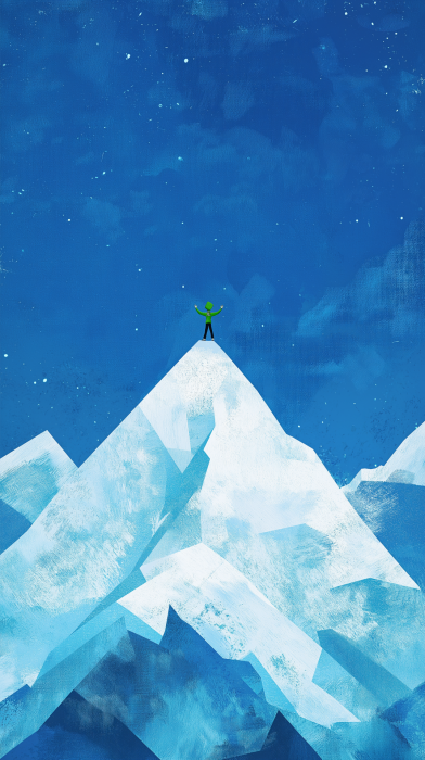 Minimalist Snow Illustration