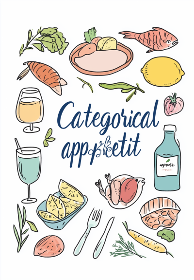 Categorical Bon Appétit Doodle