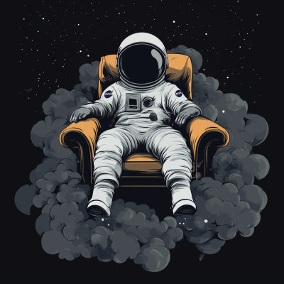 Astronaut on a Couch
