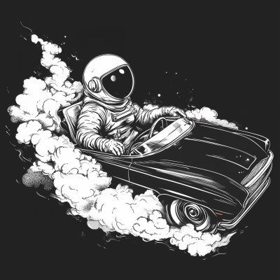 Astronaut in Pegaso