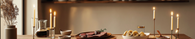 Cozy Minimalist Dining Table