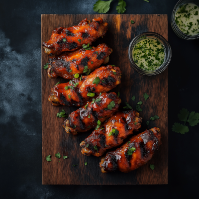 Grilled Buffalo Wings