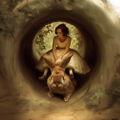Whimsical Rabbit Ride