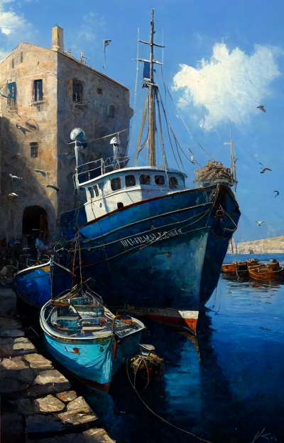 Mediterranean Fishing Port