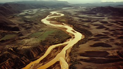 Ancient Incan River