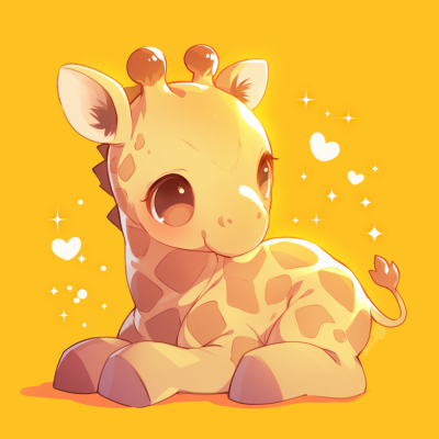 Cute Baby Giraffe