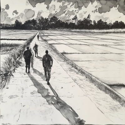 Working in the Salt Pan