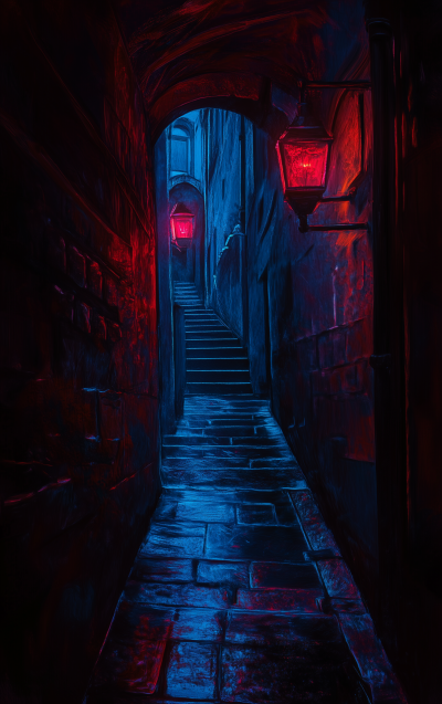 Rogue’s Passage at Night