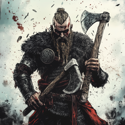 Ragnar Lothbrok in Battle