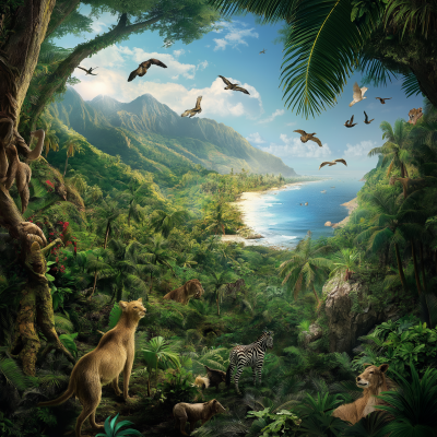 Tropical Forest on Mountaintop