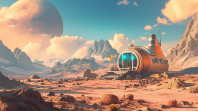 Cabin on Mars