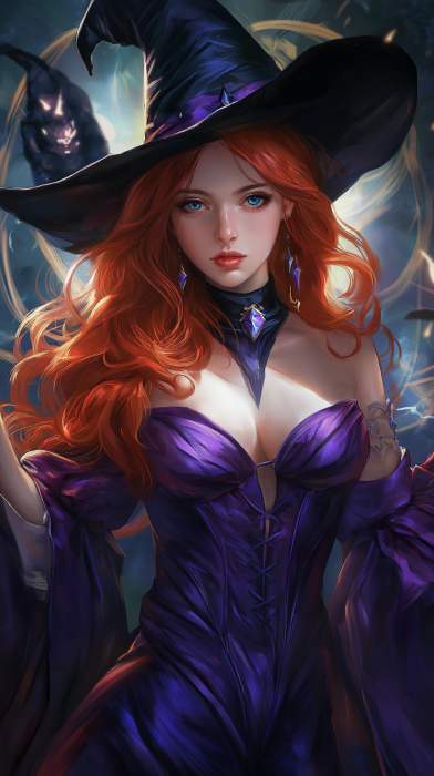 Witch in Summoning Circle