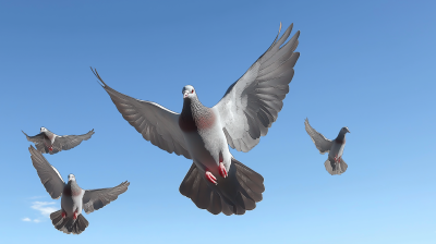 Doves in Flight