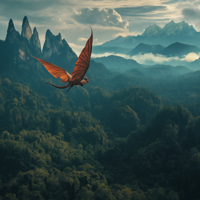 Dragon Rider Over Malaysia