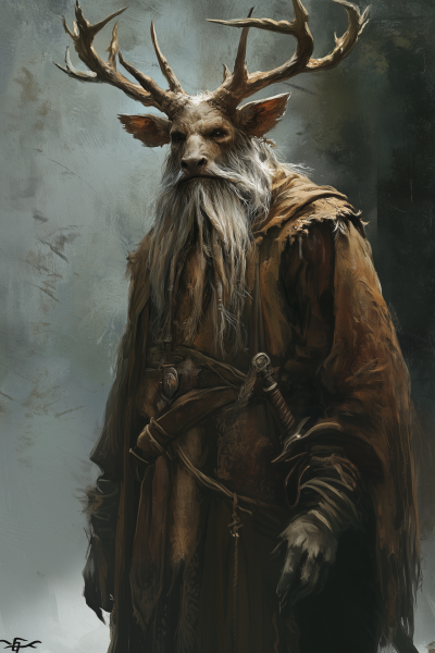Grizzled Shaman Artwork