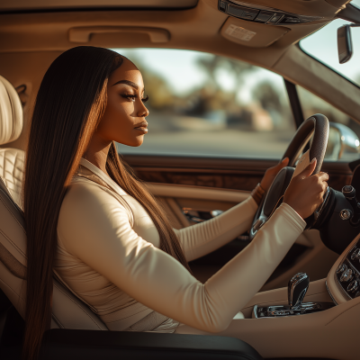 Stylish Woman in Bentayga