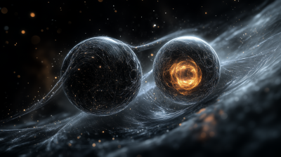 Dark Universes Collision