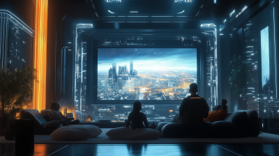 Futuristic Family Movie Night