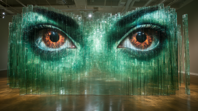 Funky Witch Sculpture Installation