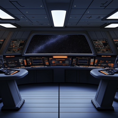 Starship Bridge Interior